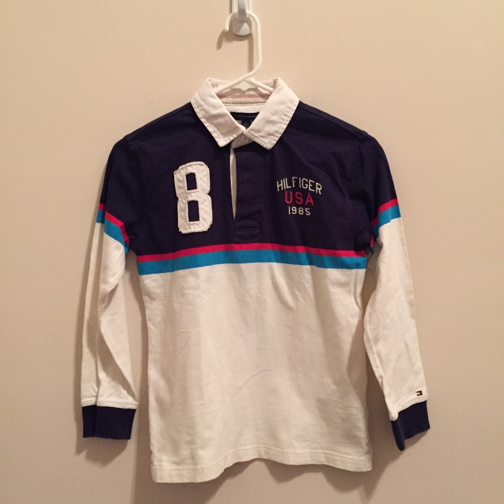 Tommy Hilfiger Boy's Rugby Shirt Size M